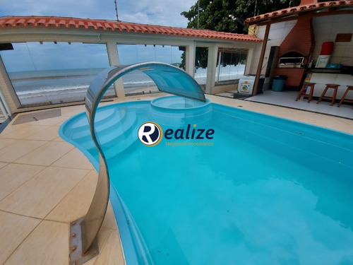 Casa 4 Quartos Mobiliado Com Área De Lazer Completa Na Praia Em Guarapari-es - Ca00167 - 69307506