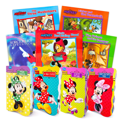 Libros De Disney Minnie Mouse Para Niños De 1 A 3 Años, Pa