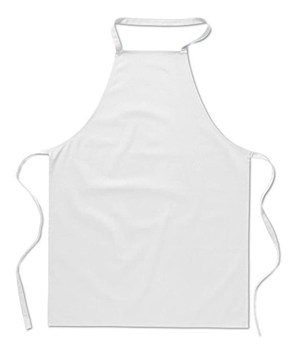 Ebuygb 100% Algodon Unisex Chefs Llanos Delantal De Cocina