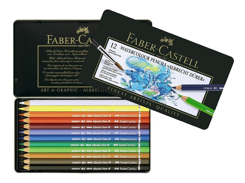 Lápices De Colores Faber Castell Durer X12 Acuarelables
