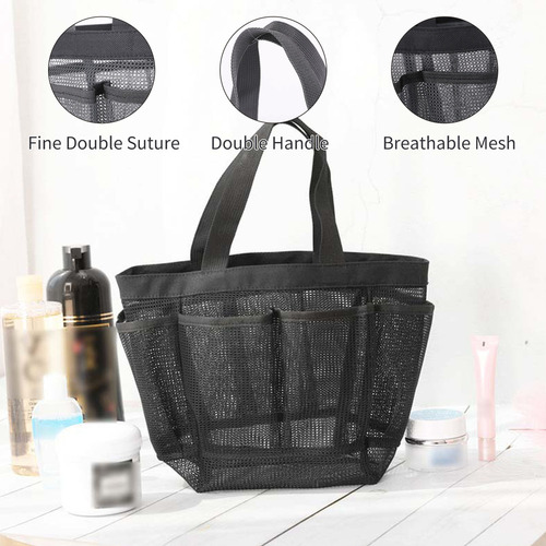 D Bolsa De Ducha De Malla: 7 Bolsillos, De Secado Rápido,