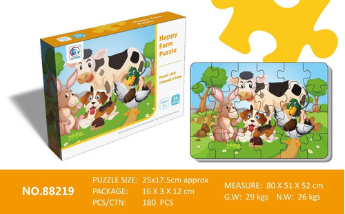 Puzzle 24 Pcs Granja