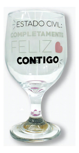 Copo Magic 400ml Feliz Contigo Zona Criativa Cor Vidro