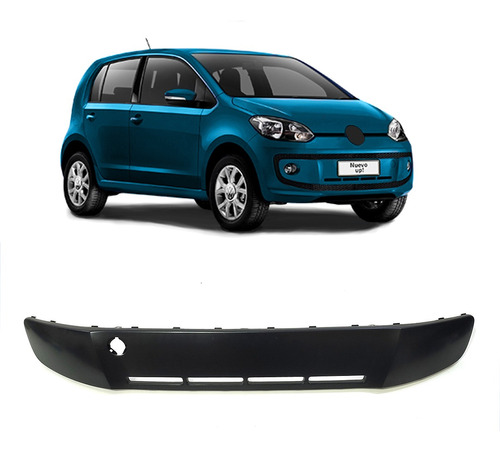 Moldura Aplique Central Paragolpe Vw Up! 2015 2016 Sin Camin