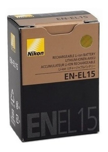 Bat-eria Nikon En-el15 D500,d600,d610,d7000,7100