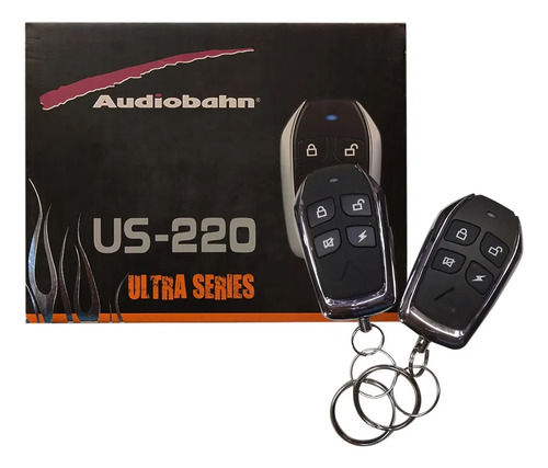 Alarma Para Auto Audiobahn Us-220+3 Seguros Y 4 Relevadores 