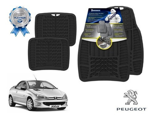 Tapetes 4pz Uso Rudo Peugeot 206cc 2007 Michelin