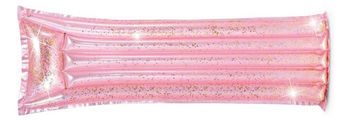 Colchoneta Flotador Inflable Rosa Para Alberca Playa Intex