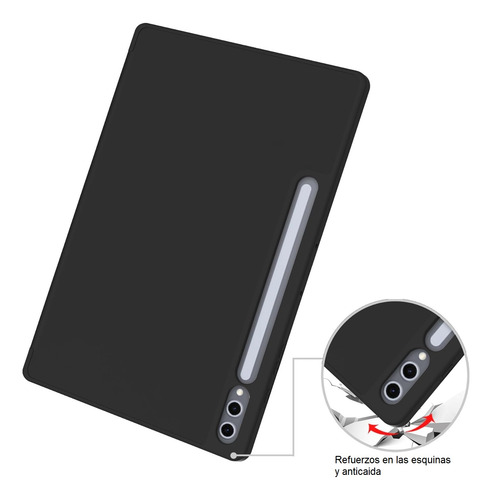 Funda + Lapiz Samsung Tab S10 Plus 12.4 Sm-x820 X826 Case