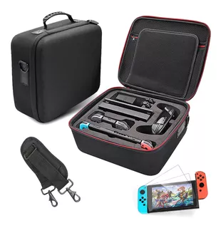 Funda Rígida Para Nintendo Switch 2 En 1 Kit Estuche Grande