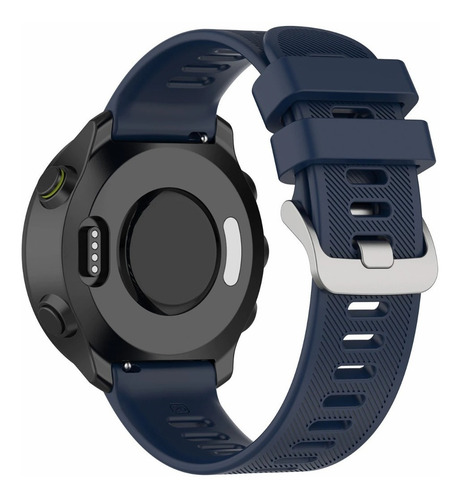 Correa Sport De Silicona Premium Para Galaxy Watch 4 Classic Azul Oscuro