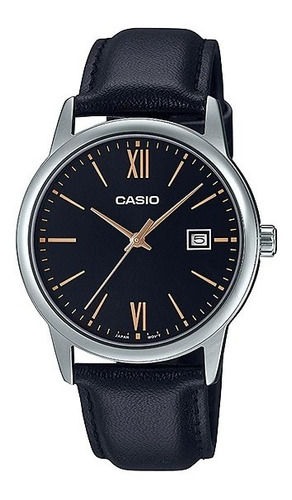 Reloj Casio Mtp-v002l Hombre Cuero, Impacto Online Obelisco