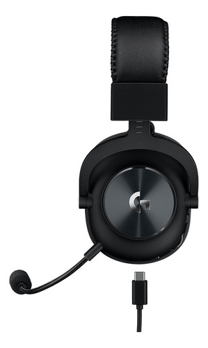 Imagen 3 de 5 de Audífonos gamer inalámbricos Logitech Pro X Wireless negro