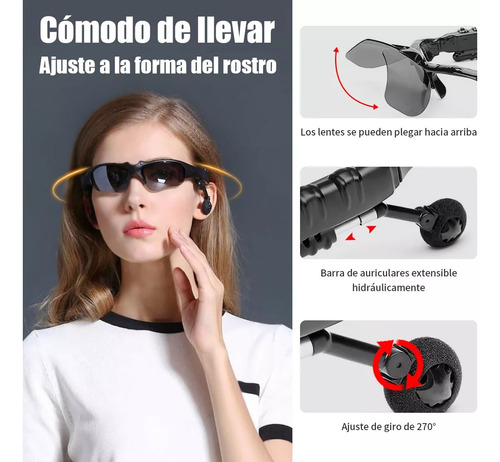 Lentes De Sol Bluetooth Manos Libres Audifonos Inalambricos