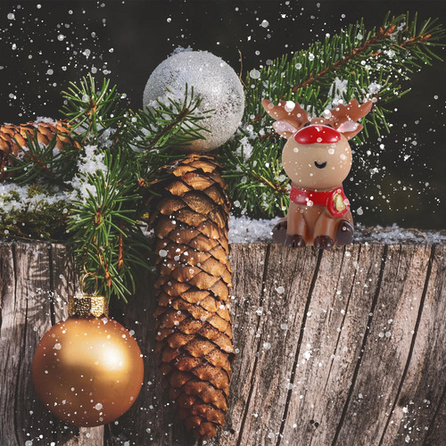 20 Piezas De Decoración Navideña Con Forma De Muñeco De Niev