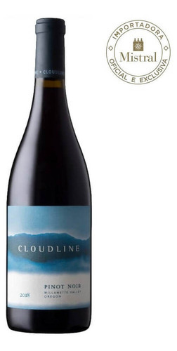 Vinho Cloudline Pinot Noir Willamette Valley Ava 2018 750ml