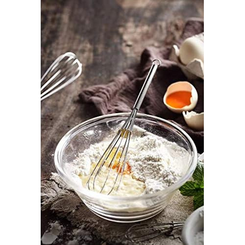 8 Inch Mini Wire Whisk 6 Pack - Stainless Steel