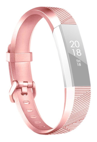 Correa De Reloj Para Fitbit Alta/alta Hr De Color Metálico C