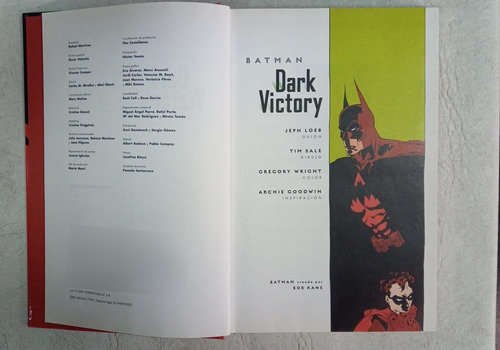 Batman Dark Victory - Jeph Loeb & Tim Sale - Ed. Norma (Usado)