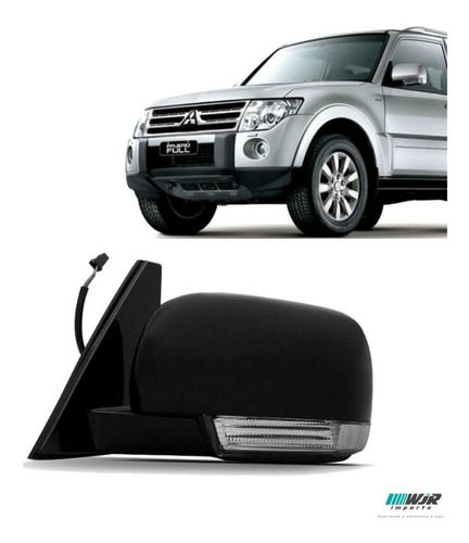 Retrovisor Esquerdo Eletrico Pajero Full 2012 2013 2014