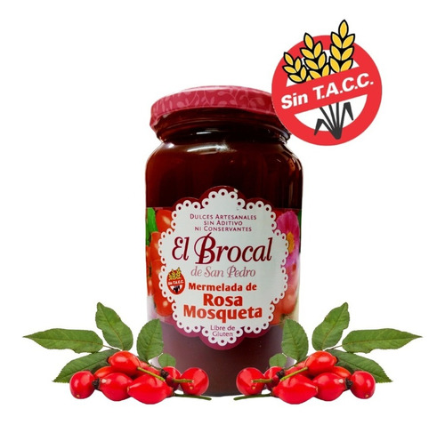 Mermelada Rosa Mosqueta X 420g ( Sin Tacc ) - El Brocal