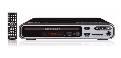 Dvd Con Usb Radio Entrada Microfono Ecosmart Es-0865r