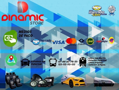 Kit De Seguridad Auto Premium Matafuego Chaleco Vtv 6 En 1