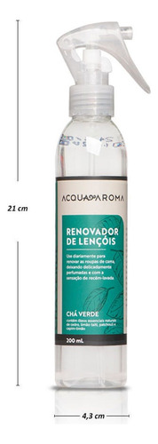 Renovador De Lençóis Dia A Dia 200ml Chá Verde