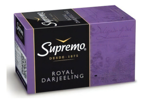 Te Supremo Darjeeling Royal 20 Sobres