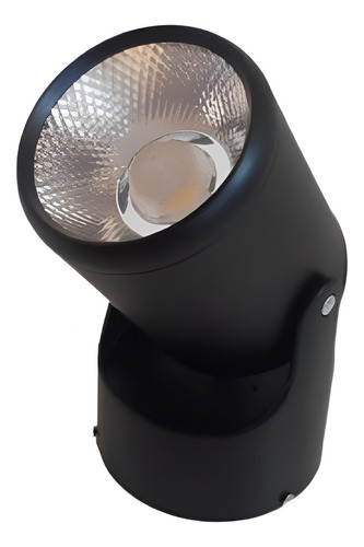 Spot Led Potente 15w 3000k Amerelo Direcionavel Preto Teto 110v/220v