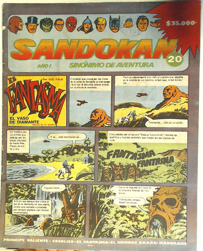 Revista Sandokan N.20 Año 1 1983