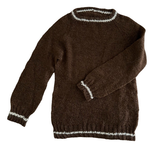 Sweater Pullover Puna 100% Lana Fibra De Llama Pieza Única