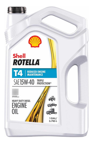 Shell Rotella T4 Mineral 15w40 Diesel, Made In Usa (6.5 X L)