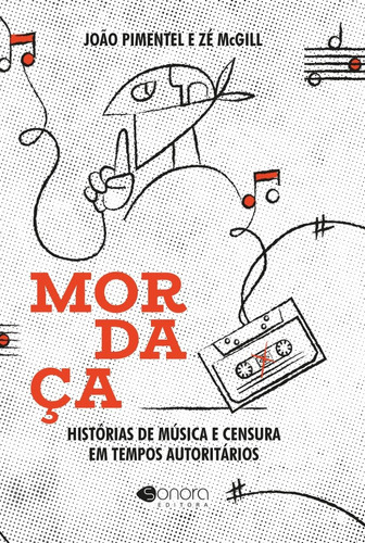 Imagem 1 de 2 de Mordaça: Histórias de música e censura em tempos autoritários, de Pimentel, João. Sonora Editora Ltda, capa mole em português, 2021