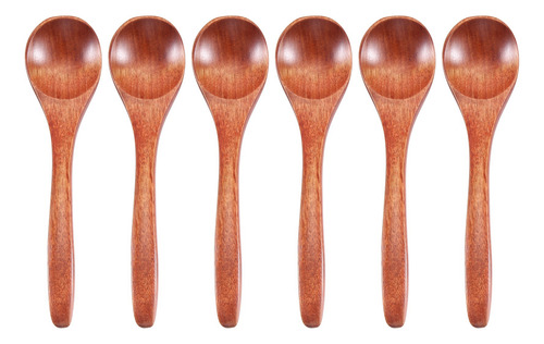 Cucharas Pequeñas De Madera, 6 Piezas, Cucharillas De Madera