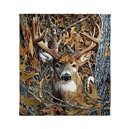 Dawhud Direct Camo Buck Deer - Manta De Felpa De Felpa Súper