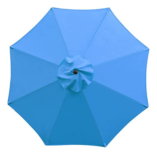 9ft Patio Umbrella Replacement Canopy Market Umbrella T...