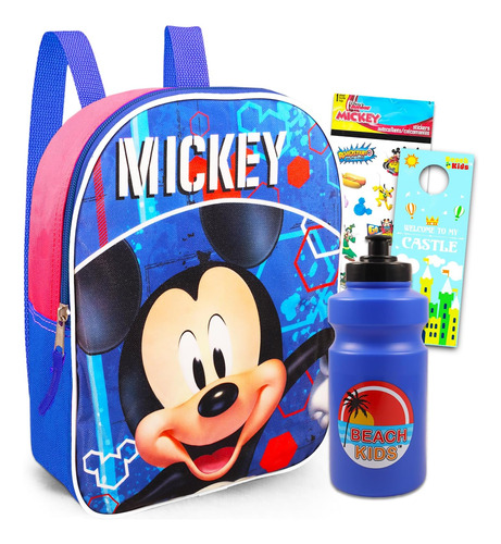 Juego Mini Mochila Mickey Mouse  Paquete Con 11 Mochilas Y