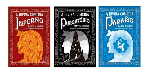 Imagem 2 de 5 de Box 3 Livros A Divina Comédia Completa Dante Alighieri