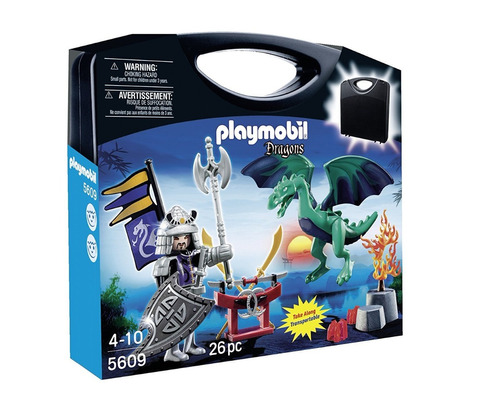 Todobloques Playmobil 5609 Carring Case Dragon Knight !!
