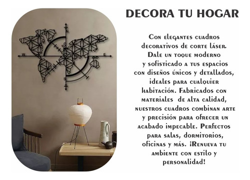Cuadro Arbol Seco Corte Láser 50x120 Cm Negro Negro