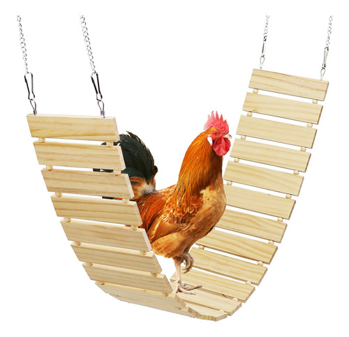 Made De Madera Swing Farm Animal Entertainment Pájaro