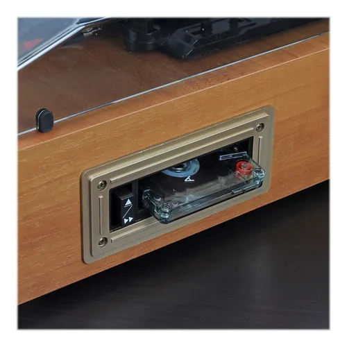 Casete Jensen Jta-245 Con Doble Tocadiscos Bluetooth (rpm)