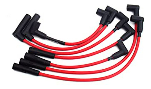 Cables De Bujía - Jba W0526 Rojo Encendido De Alambre, Para 