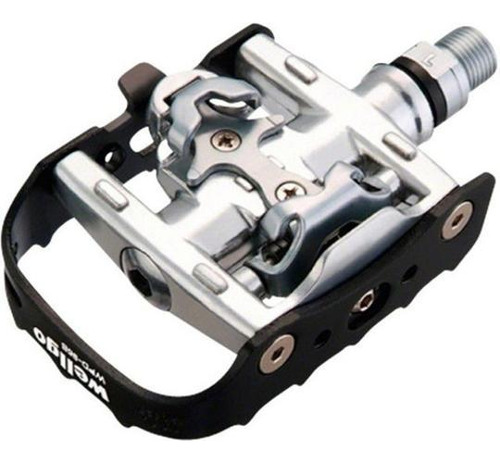 Pedal Sapatilha Clip Plataforma Mtb Rolamento Wellgo Wpd-95b