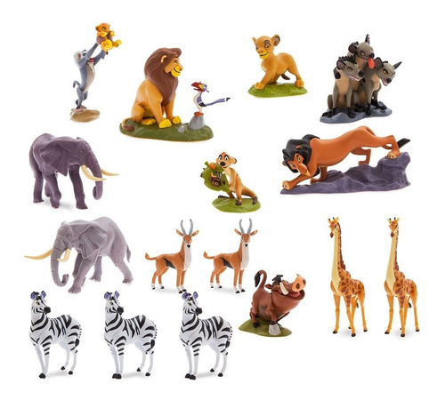 Disney Store - El Rey León Mega Set Juego 18 Figuras