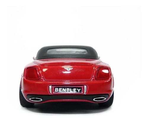 Imagem 5 de 7 de Bentley Continental 2010 Conversivel Vermelho Kinsmart 1 38