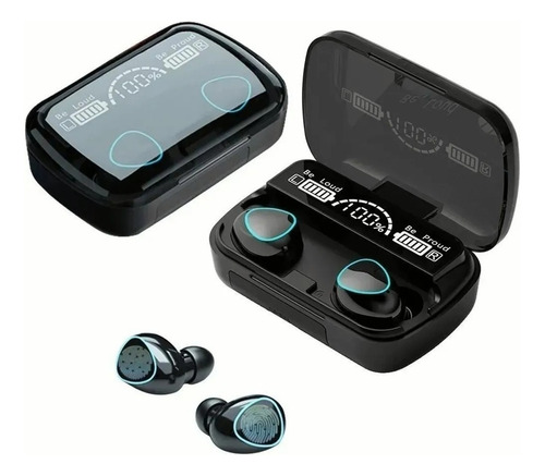 ` Audífonos In-ear Inalámbricos Bluetooth M10 Negro Color