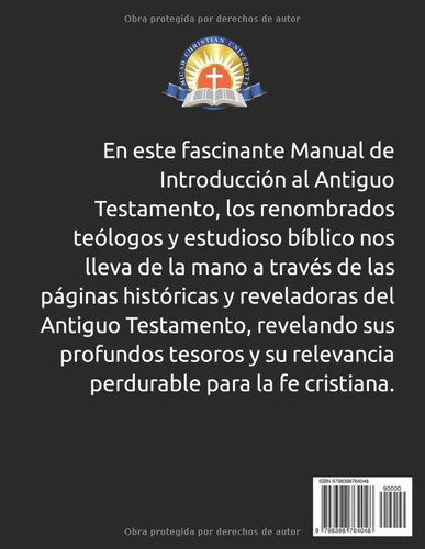 Manual De Introduccion Al Antiguo Testamento: Introduccion A