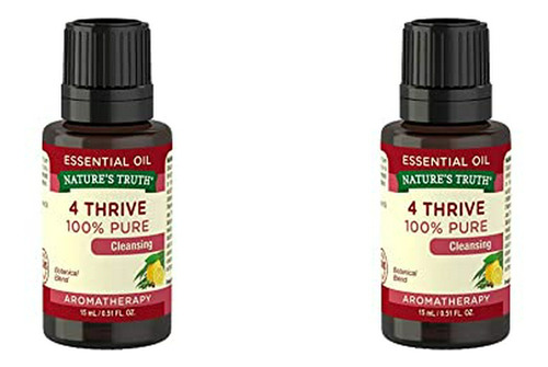 Aceite Esencial De Vitaminas Nature's Truth, 4 Thrive, 0.51 